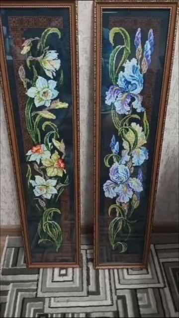 Натянула картины вышитые крестом. смотреть онлайн