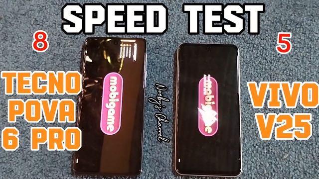 TECNO POVA 6 PRO VS VIVO V25 | SPEED TEST смотреть онлайн