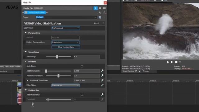 VEGAS Pro 16 – Video Stabilization Tutorial смотреть онлайн