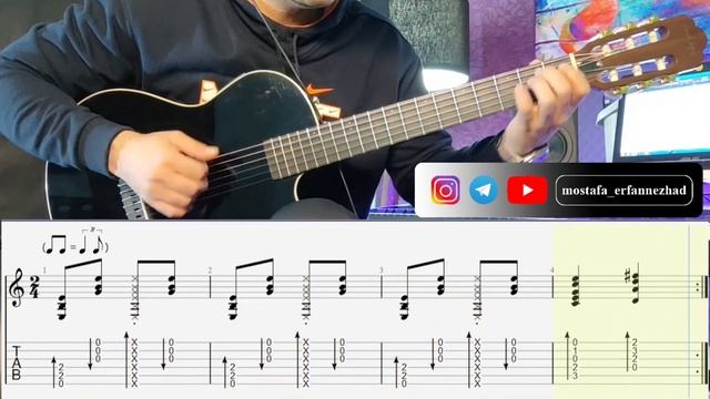 je veux by zaz (finger style Tutorial music sheet & tab) смотреть онлайн