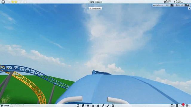 Micro coasters #2 Dueling coaster- Theme park tycoon 2 смотреть онлайн