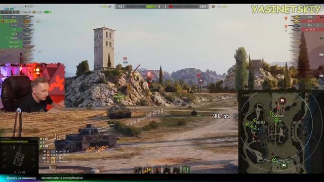 ДЖОВА ПРОКЛЯЛИ! Три Отметки BatChat 25t + Vz. 55 | Лучшие Моменты Стрима | Джов Бомбит