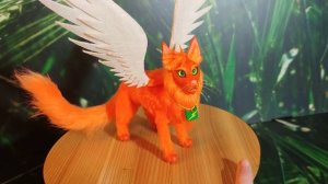 Cat. Firestar. Warrior cats. Cat toy. Handmade.Кот. Огнезвёзд. Коты воители. Игрушка кота. Хэндмэйд