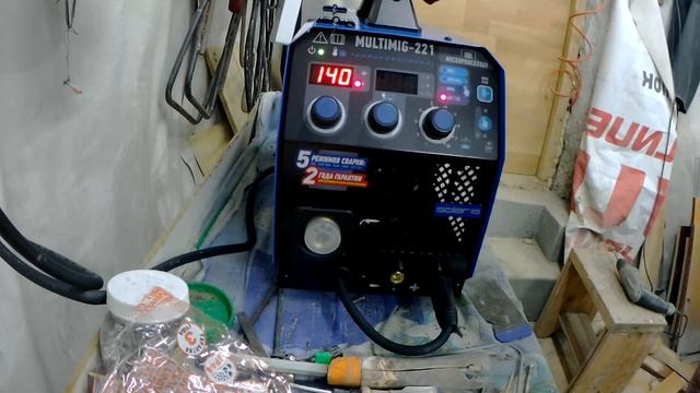 Сварочный полуавтомат Solaris Multimig-221  Обзор и первые впечатления ( TIG MIG MMA )