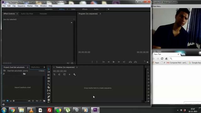 1 (Video Editing ) How to import media files for your project ! смотреть онлайн