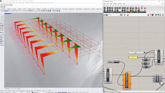 Structural drawings, Calculations & Model from Architectural design. Parametric Rhino to Revit. смотреть онлайн