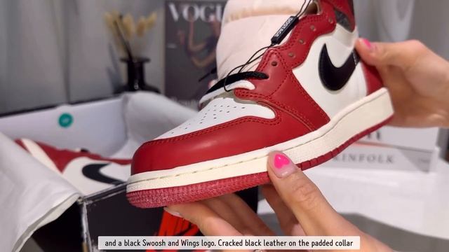 unboxing— Nike Air Jordan 1 Chicago lost and found смотреть онлайн