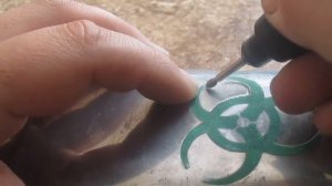 Гравировка на алюминии бормашиной