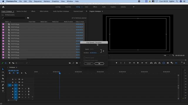 Timelapse Kurgusu Nasıl Yapılır? Premiere Pro Dersleri
