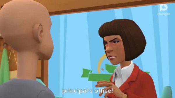 classic caillou misbehaves at school/ grounded