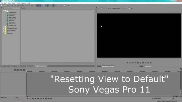 How to Reset Default view in After Effects CS5 and Sony Vegas Pro 11 смотреть онлайн