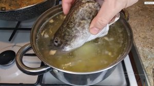 Уха из головы налима