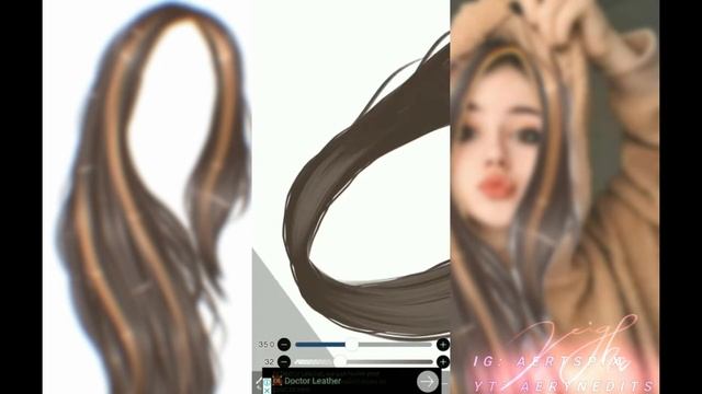 Tutorial#1 HAIR ( Easy Way ) Drawing Style with Ibis Paint X смотреть онлайн