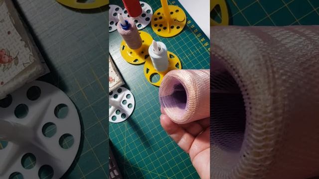 вышивальная катушка сломалась Пластиковые дюбели в помощь