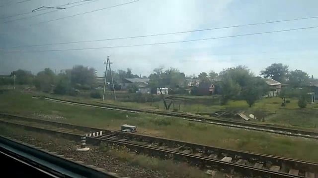 Небольшая поездка в электричке ЭД9М сообщением Ростов Пригородный Тихорецк. смотреть онлайн