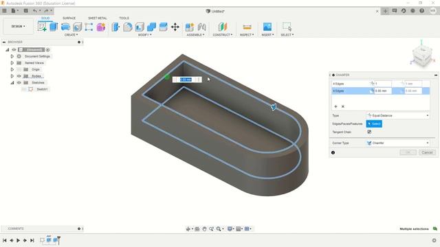 Fusion 360 How To Chamfer Guide Update V 2.0.915 смотреть онлайн