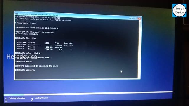 How to Convert GPT To MBR Partition During windows installation смотреть онлайн