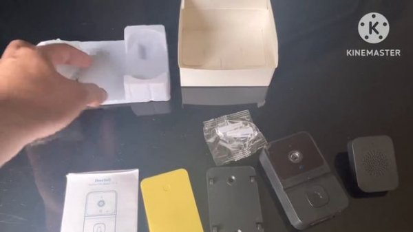 Smart Visual Doorbell, Wireless wifi door bell (build In Battery)tuya smart app alexa support | tem