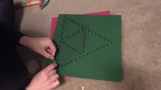 Triforce String Art