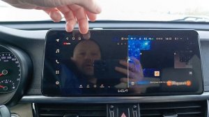 Андроид магнитола Lux one teyes Киа Оптима jf