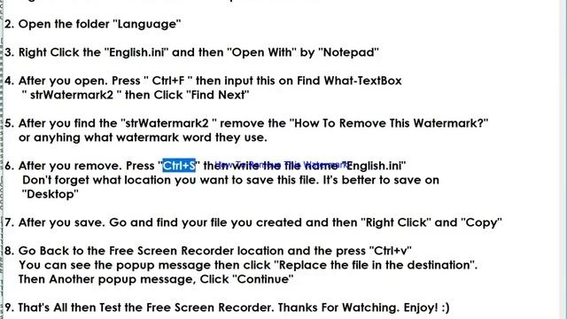 How to remove watermark on Free Screen Recorder 6.3.0 for Beginners смотреть онлайн
