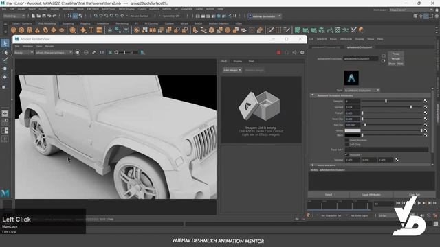 Autodesk Maya | Ambient Occlusion [Arnold] смотреть онлайн
