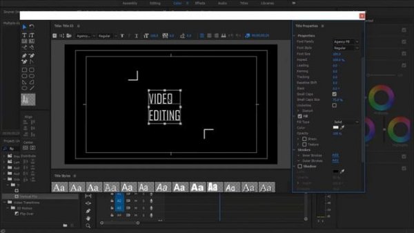ADOBE PREMIERE PRO TUTORIAL 32-Title Animation