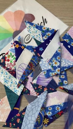 Бриллиантовое сияние из лоскутков ткани!