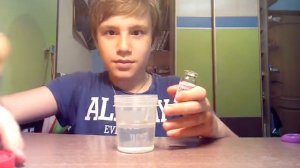 Химическая реакция марганцовки и перекиси водорода