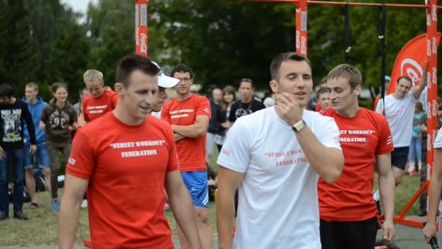 Финалисты бейс воркаут - Фестиваль Street Workout (Бобруйск 03.07.14г)