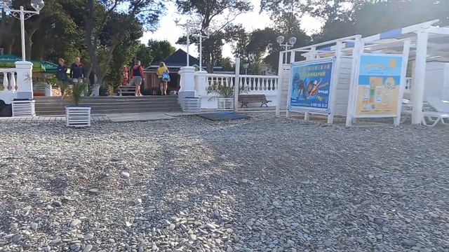 ДИВНОМОРСКОЕ🤔 УТРО НА ПЛЯЖЕ ‼️ 🌞#дивноморское#дивноморск#черноеморе