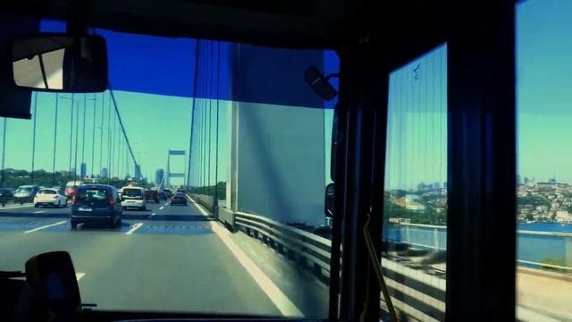 【City bus / Istanbul】Across the Bosphorus Strait #youtube смотреть онлайн