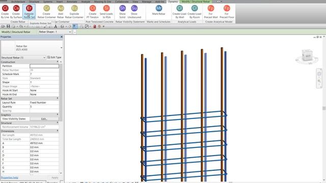 Autodesk Revit + Dynamo: Explode rebar set смотреть онлайн