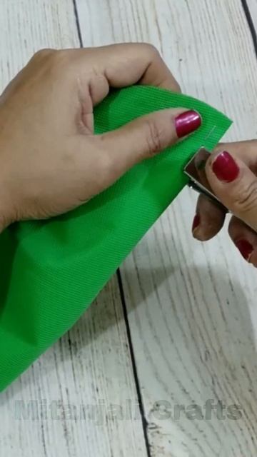 DIY Reuse Ideas Of Waste Fabric Carry Bag #Shorts