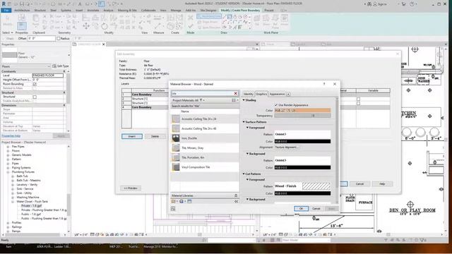 Revit House wet area floor finishes pt15 смотреть онлайн