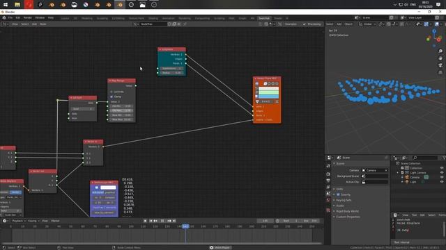 Blender : Sverchok : Noise Displace