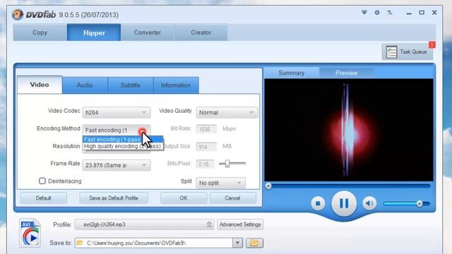 Tutorial on how to convert DVD to AVI with DVDFab DVD Ripper смотреть онлайн