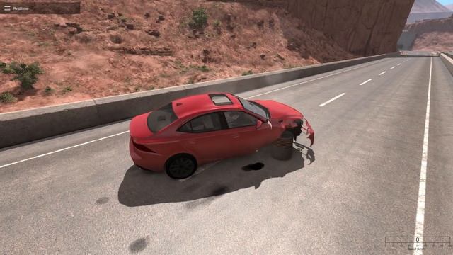 Не Проскочил Между Столбиками - BeamNG.drive смотреть онлайн