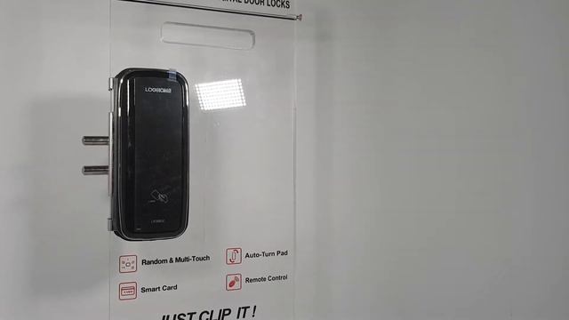 LogHome Digital Door Lock LH300GC for glass door with remote control смотреть онлайн