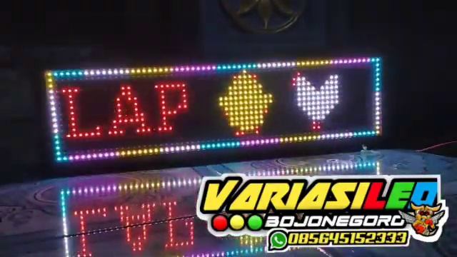 Running text RGB ukuran 70cm X 21cm смотреть онлайн