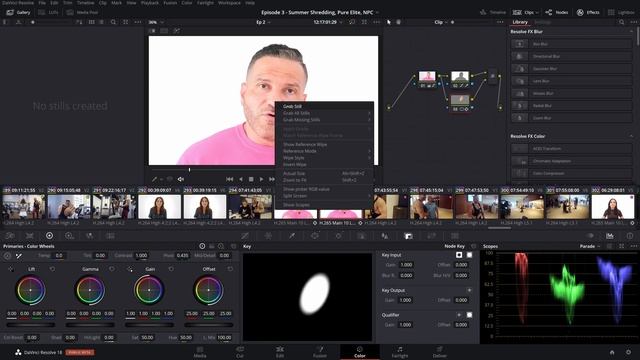 How to COPY GRADES between timelines in DAVINCI RESOLVE 18 смотреть онлайн