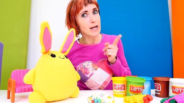Как МАМА Маша Капуки и зайка - Игры для девочек в игрушки - Учимся читать весело! смотреть онлайн