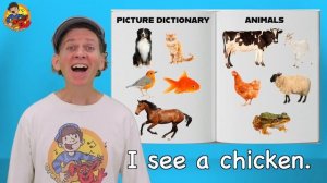 Animals | Picture Dictionary Song | Dream English Kids