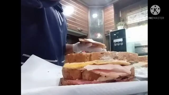 How to make Club sandwich with smoke Beef roast and Turkey breast smoke смотреть онлайн