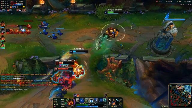 ORNN É COUNTER DE NAUTILUS - ONE FOR ALL LEAGUE OF LEGENDS GAMEPLAY смотреть онлайн