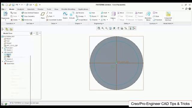 Creo Parametric Modeling Training смотреть онлайн