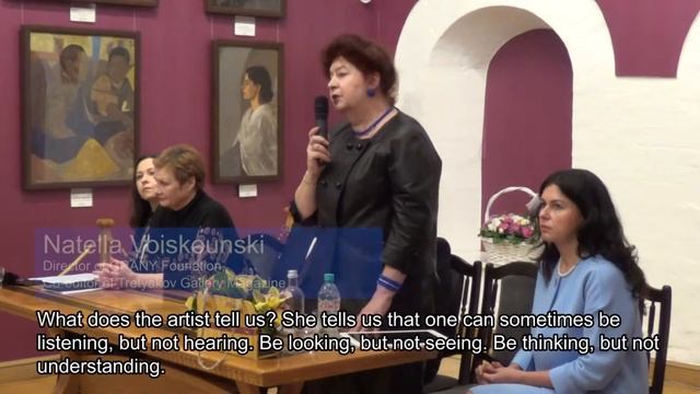 “The Opening of the Gates of Heaven” exhibition of the artist Irina Machitski смотреть онлайн