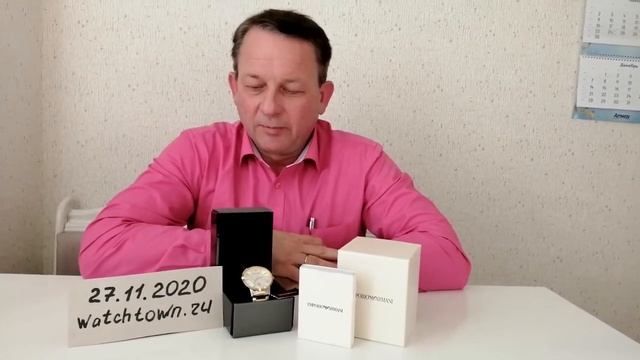 Отзыв о покупке часов на WatchTown.ru (модель Emporio Armani AR2449) смотреть онлайн