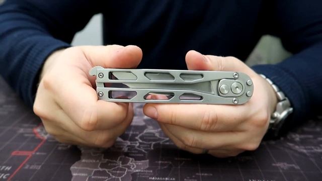 ТАКОГО Я ЕЩЕ НЕ ВИДЕЛ!!! Artisan Kinetic-Tool нож бабочка смотреть онлайн