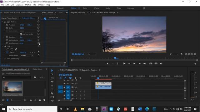 Double Exposure in Adobe Premiere Pro (Blend Modes Tutorial)